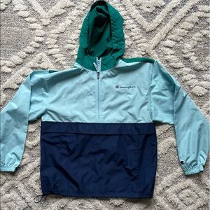 Champion Women’s Packable Jacket Color Blocked Size M